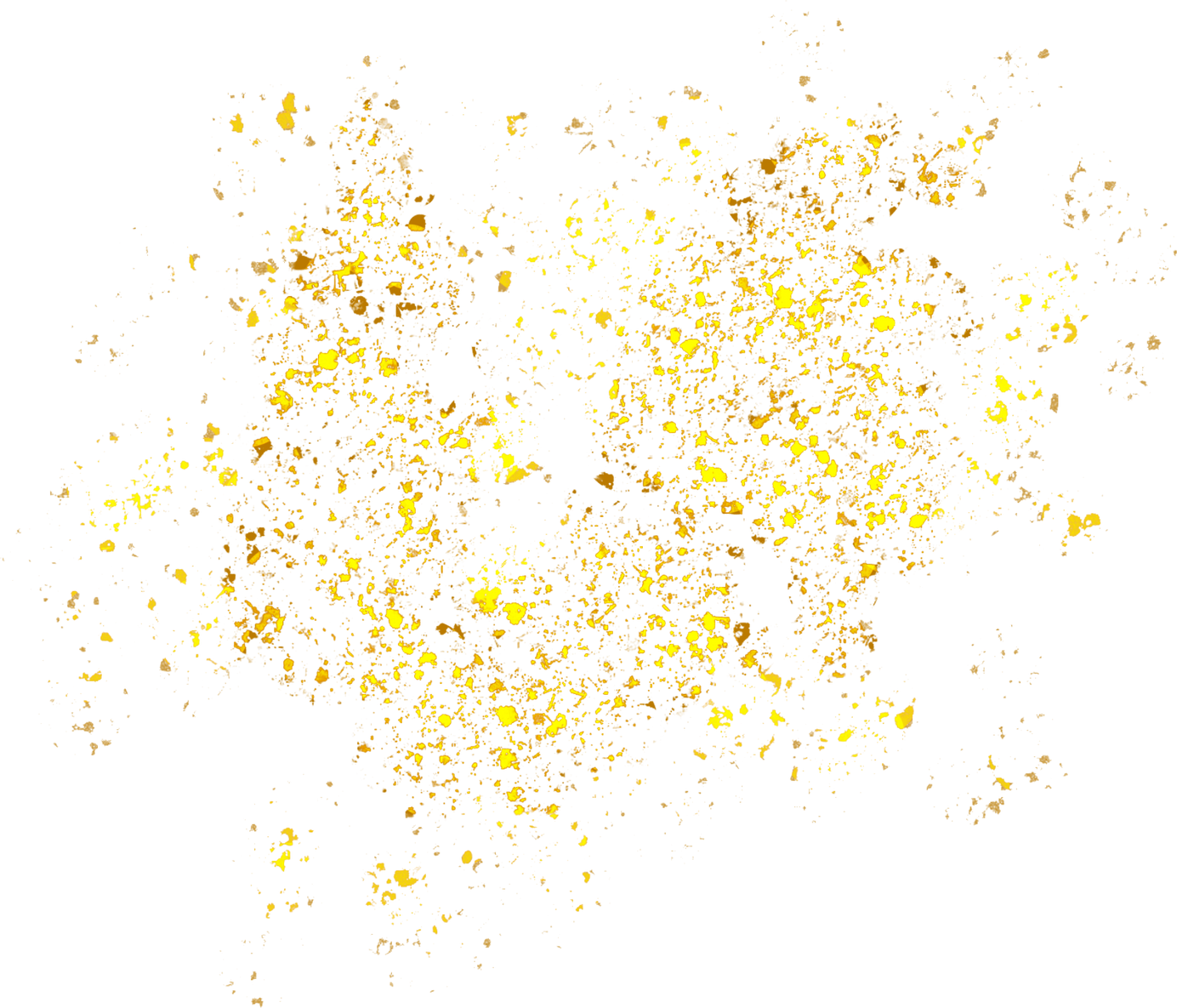 Gold Paint Splatter